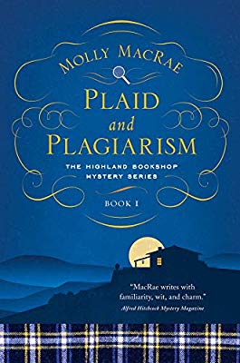 book cover: Plaid and Plagiarism by Molly MacRae