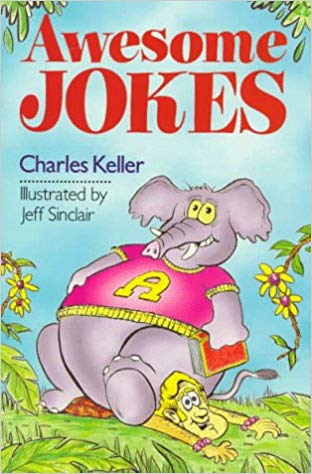 book cover: Awesome Jokes by Charles Keller