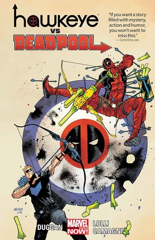 book cover: Hawkeye vs. Deadpool by Gerry Duggan