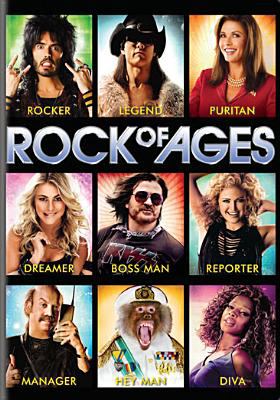 dvd cover: Rock of Ages (2012)